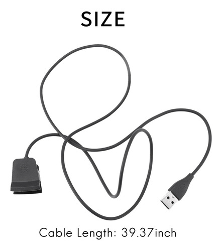 Para Carregador Fitbit Alta Hr, Cabo De Carregamento Usb De