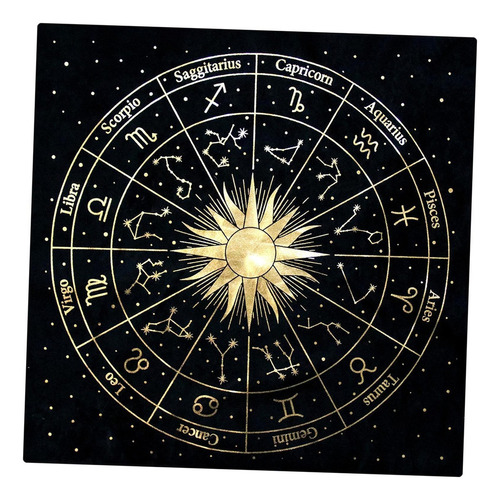 * Mantel De Tarot Geométrico, Mantel De Astrología, Para