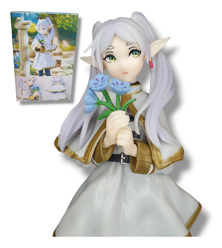Figura Sousou No Frieren Con Flores 19cm