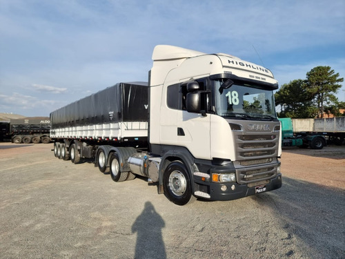 Imagem 4 de 16 de Scania R440 Highline 6x2 2018 + Graneleira 4º Eixo Facchini