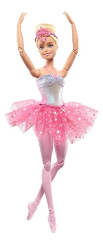 Hermosa Nueva Barbie Bailarina Fantasía Luces Brillantes (Usado)
