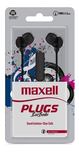 Auriculares Maxell Plugs In-225 Manos Libre