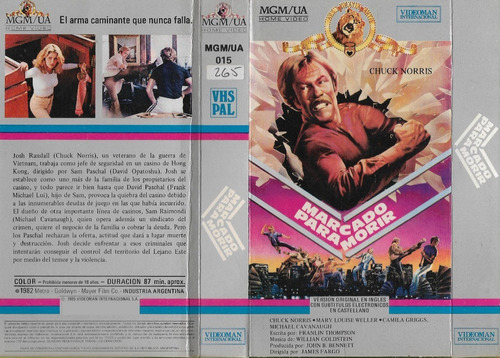 Marcado Para Morir Vhs Chuck Norris Forced Vengeance