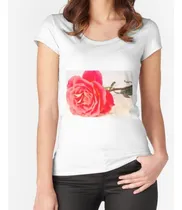 Comprar Remera Rosa Roja Rosa Roja Algodon Premium