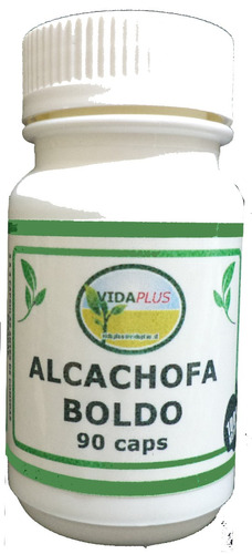 Alcachofa + Boldo 90 Caps De 500 Mg 4 Frascos C/despacho