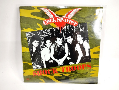 Cock Sparrer, Shock Troops, Vinilo 1991, Mint, No Envío