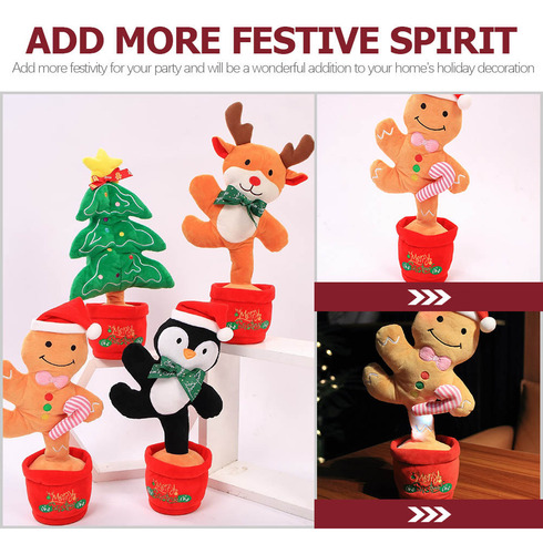 Juguete De Peluche De Navidad Juguete Para Cantar En Navidad