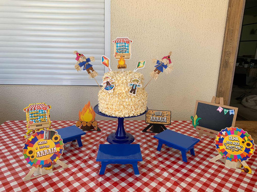 Kit Completo Festa Junina E Julina Com 20 Peças - Decoração