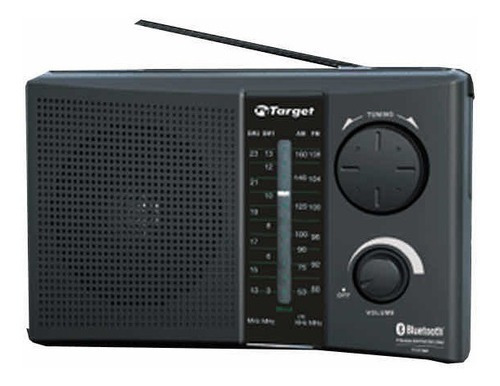 Radio Target Portátil Bluetooth/usb/4 Bandas Am/fm/sw1/sw2