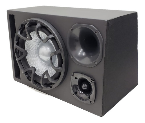Caixa Trio Completa Bravox Uxp 12 D4 800w + Driver E Tweeter
