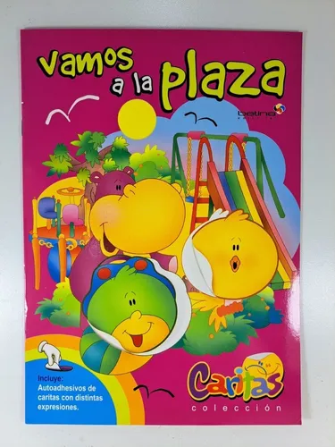 Lote X 4 Libros Infantiles Con Caritas Autoadhesivas