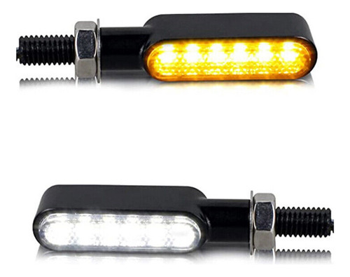 2 Uds Luz Led De Intermitente Para Cafe Racer Bobber