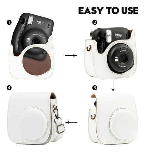 Funda Protectora Aextaest P/ Fujifilm Instax Mini 11 Blanco