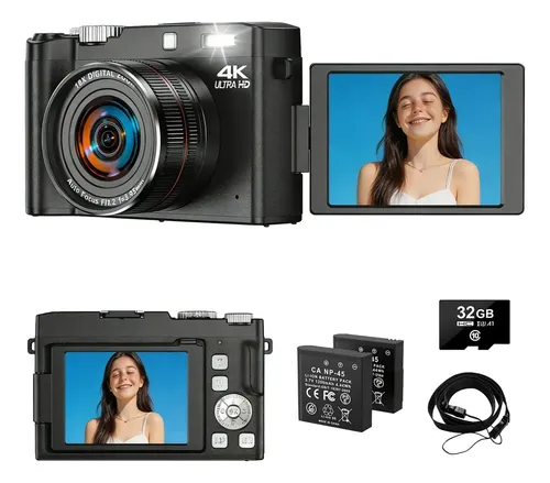 Câmera Digital Acrensly Máquina Fotográfica camera para vlog 4k