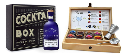 Caja Regalo Combo Botanicos Y Herramientas Con Gin Aconcagua