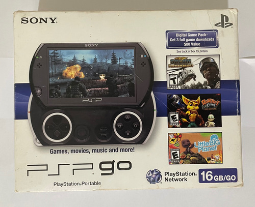 Psp Go Cib Impecável! De Colecionador! Preto (Usado)