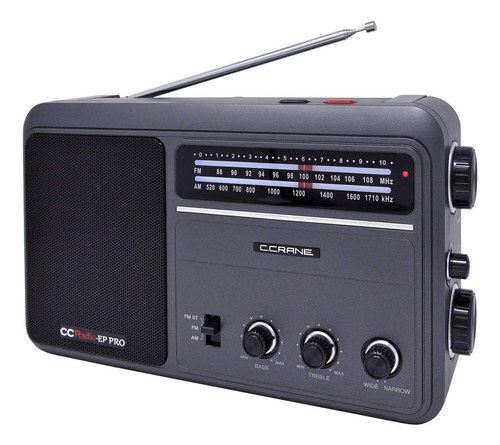 Ccradio - Ep Pro Am Fm Radio Analógico Portátil Bater...