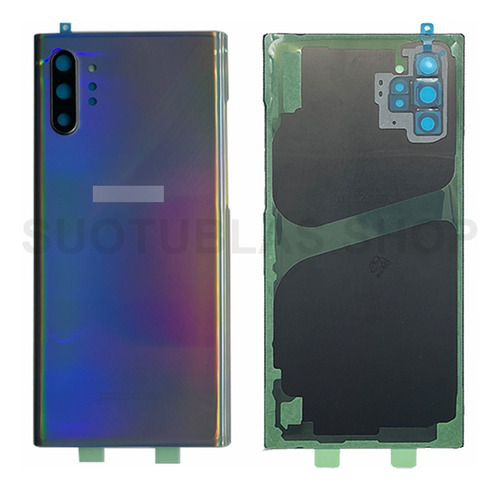 Tapa Trasera Y Cristal Cámara Para Samsung Note10 Plus Glow