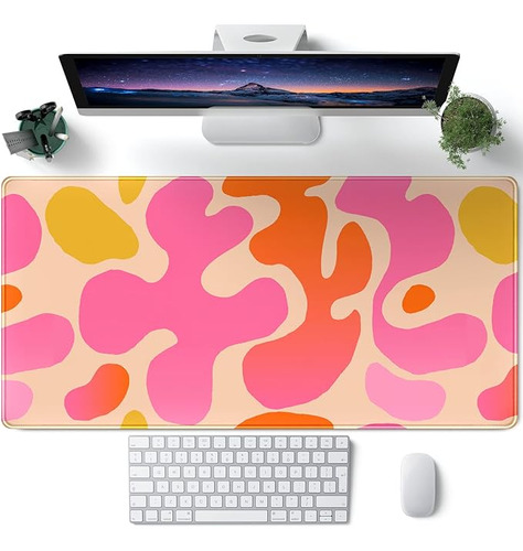 Tapete De Computadora Rosa, Moderno, Abstracto, Grande, Xxl