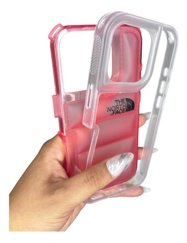 Funda Case The North Face Mate Para Iphone 2 En 1 Rojo Iphone 11 Pro Max