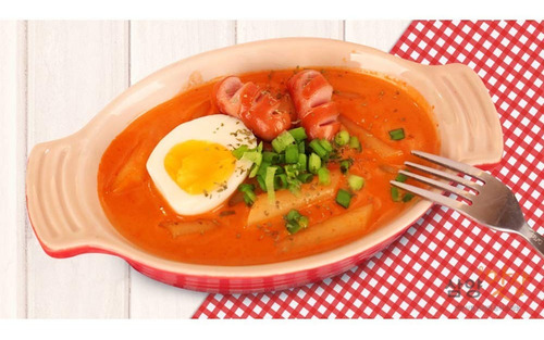 Carbonara Buldak Tteokbokki Arroz Picante Cremosa