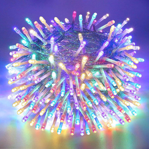 Serie De Luces Led 100 Focos Multicolor De 8 Metros
