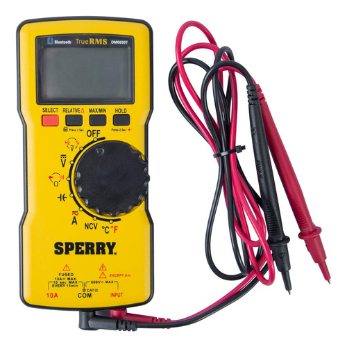 Sperry Instruments Multimetro Digital Dm6850t Delgado Trms V