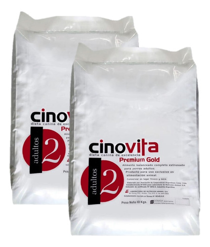 Cinovita Premium Gold Alimento Para Perros X 20kg