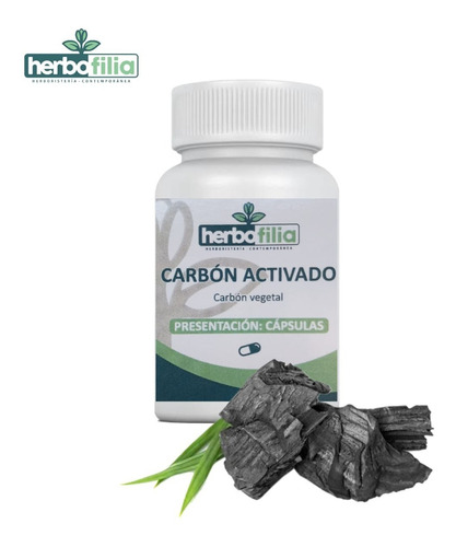 Carbón Activado - Carbón Vegetal De Primera 120 Caps