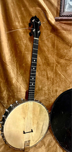 Banjo Antiguo Royal 1920 Estuche Rígido Ukelele Guitarra Baj