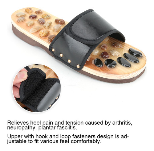 Zapatillas De Masaje De Pies Sandalia Pebble Stone Pies De A