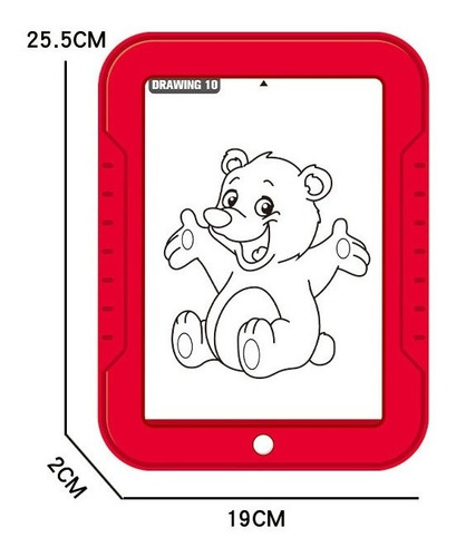 Tablero De Dibujo Con Luz Led Magic Pad Y 6marcadores Tablet