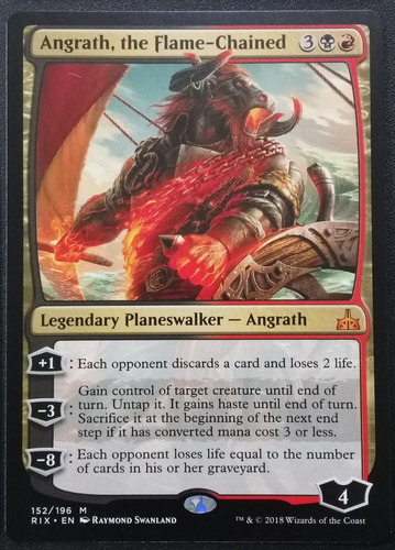 Carta Magic Mtg - Angrath, El De Las Cadenas Ardientes