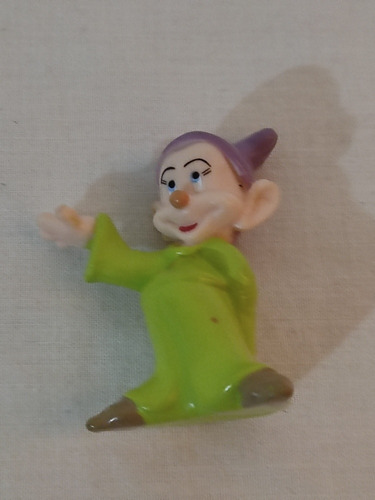 Lote 6 Figuritas De Blancanieves Y Los 7 Enanos De Disney. (Usado)