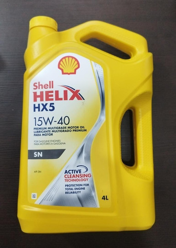 Aceite Shell 15w40 Hx5 4 Litros