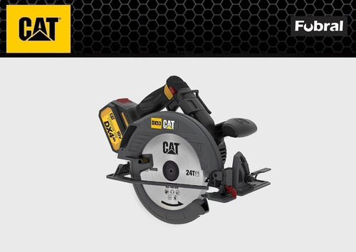 Sierra Circular A Bateria 1400w 185mm Caterpillar Cat Dx53b