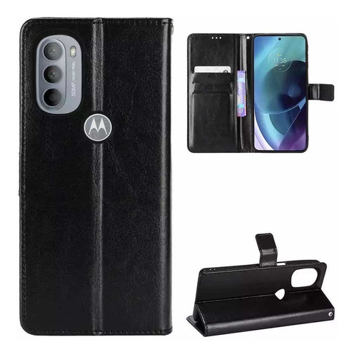 Flip Cover Para Motorola Moto G71+mica Vidrio