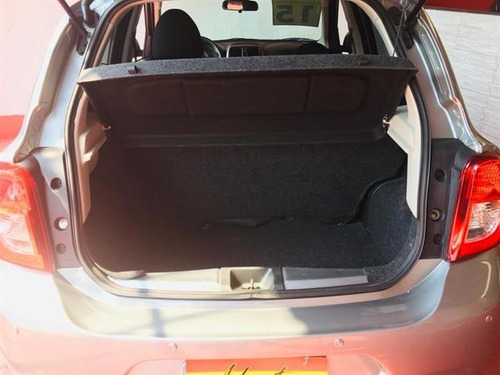 Imagem 10 de 12 de Nissan March 1.0 12v S Flex Ano:2015 Cinza Completo