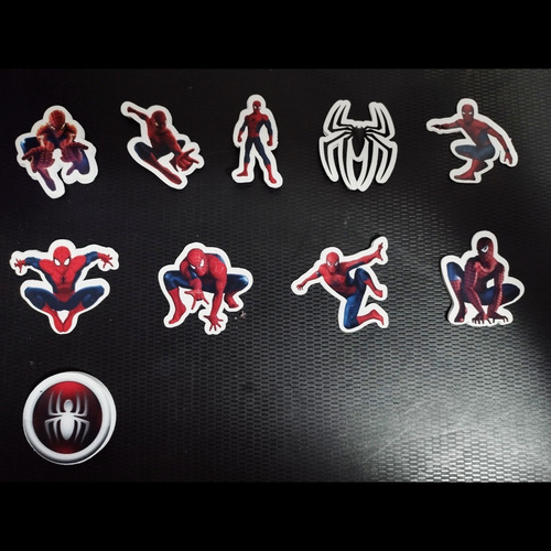 Imagem 2 de 2 de 100 Tags, Topper, Apliques Festa Herois - Homen Aranha