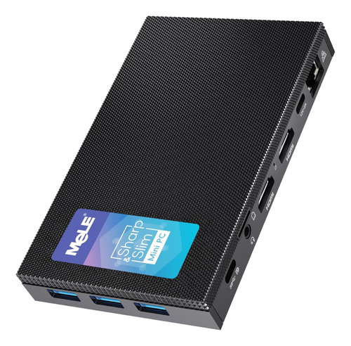 Minipc Sin Ventilador Mele Quieter3c N5105, 4 Gb, 128 Gb, Pe