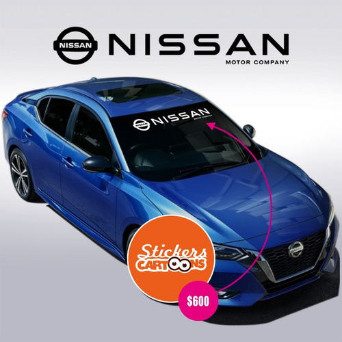 Imagen 2 de 2 de Adhesivo Personalizado Nissan Parabrisas