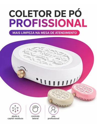 Coletor de Pó para Unhas D&z 100w 4500rpm Profissional Branco - foto 1