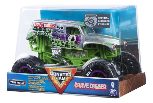 Coveiro Oficial Monster Truck Monster Jam Em Escala 1:24