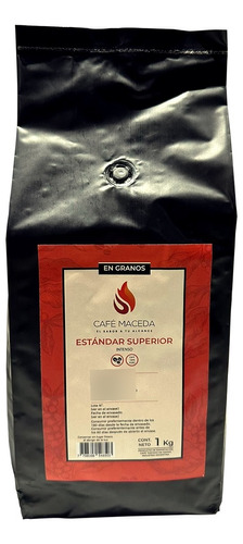 Cafe En Granos Tostado Maceda 100% Puro 1kg Superior