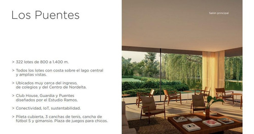 Imagen 8 de 15 de Lote Al Agua - Los Puentes Nordelta