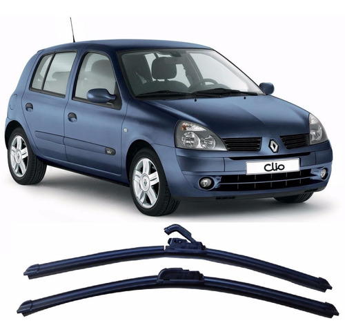 Kit Limpador Dianteiro Palheta Silicone Renault Clio 2006