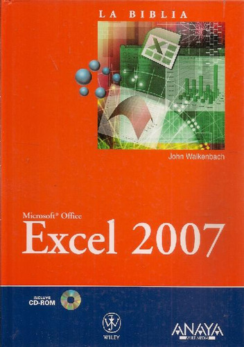 Libro Microsoft Office Excel 2007 De John Walkenbach