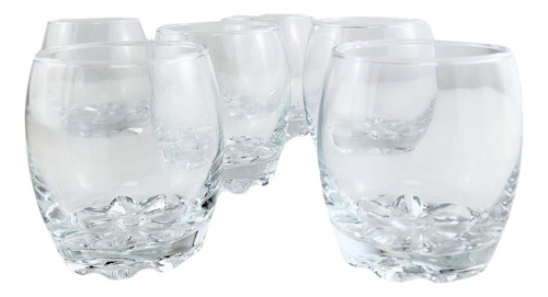 Set 6 Vasos Bajos Modelo Napoles 290ml Jugos Tragos Bebida