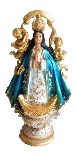 Virgen De San Juan De Lo Lagos. Escultura De Resina.