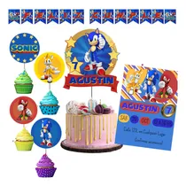Comprar Kit Imprimible Candy Bar Simple Sonic N°1 Personalizado 